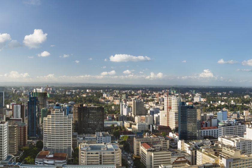 Nairobi Center Panorama, Kenya